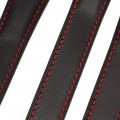 Ремешок для часов TAG Heuer, модель №6, чёрный с красным