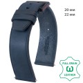 Кожаный ремешок Stailer Select II, тёмно-синий