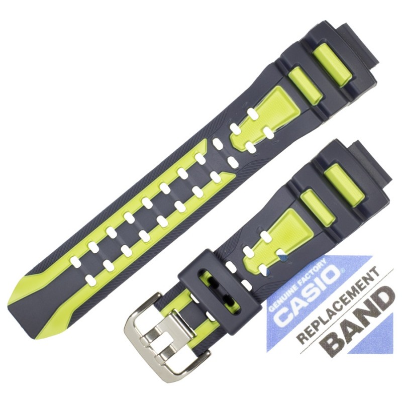 Ремешок CASIO G-7710C черно-зеленый, 10288809 | Ремешоп