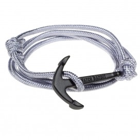 Браслет с черным якорем WatchBandit Baffin Sea, шнур