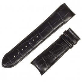 Черный ремешок 24 мм для часов Tissot Couturier (совместимый)