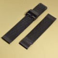Черный Mesh браслет полированный d 0.8 мм