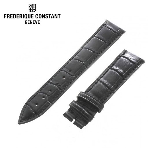 Ремешок Frederique Constant, черный 20 мм