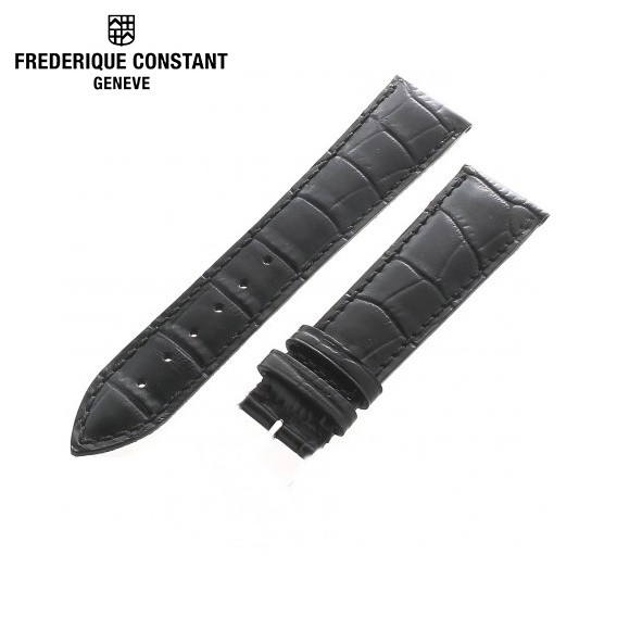 Ремешок Frederique Constant, черный 22 мм