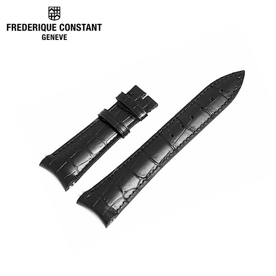 Ремешок Frederique Constant, черный 23 мм