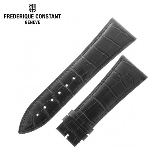 Ремешок Frederique Constant, черный 26,5 мм