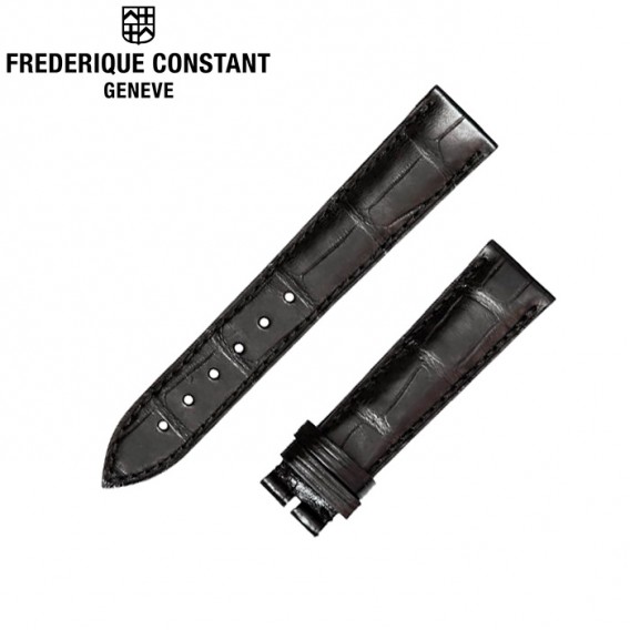 Ремешок Frederique Constant, черный 19 мм