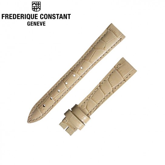 Ремешок Frederique Constant Slimline, коричневый 14 мм (арт