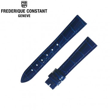 Ремешок Frederique Constant, синий 15 мм, лак