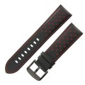 Ремешок Tissot для часов Chrono XL, чёрный с красным, 22 мм