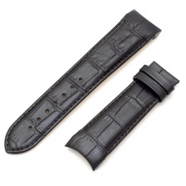 Черный ремешок 23 мм для часов Tissot Couturier (совместимый)