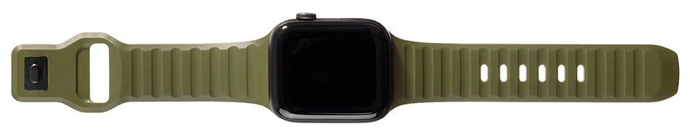 Ремешок DuoS для Apple Watch, хаки силикон