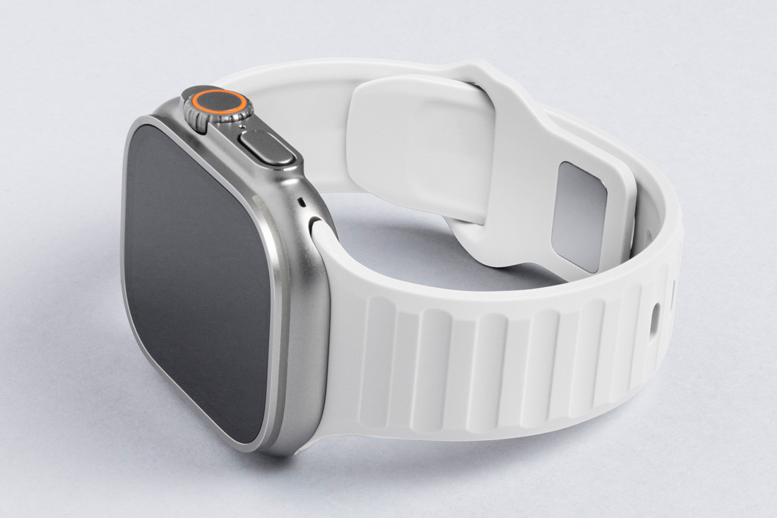 Ремешок для Apple Watch, белый силикон