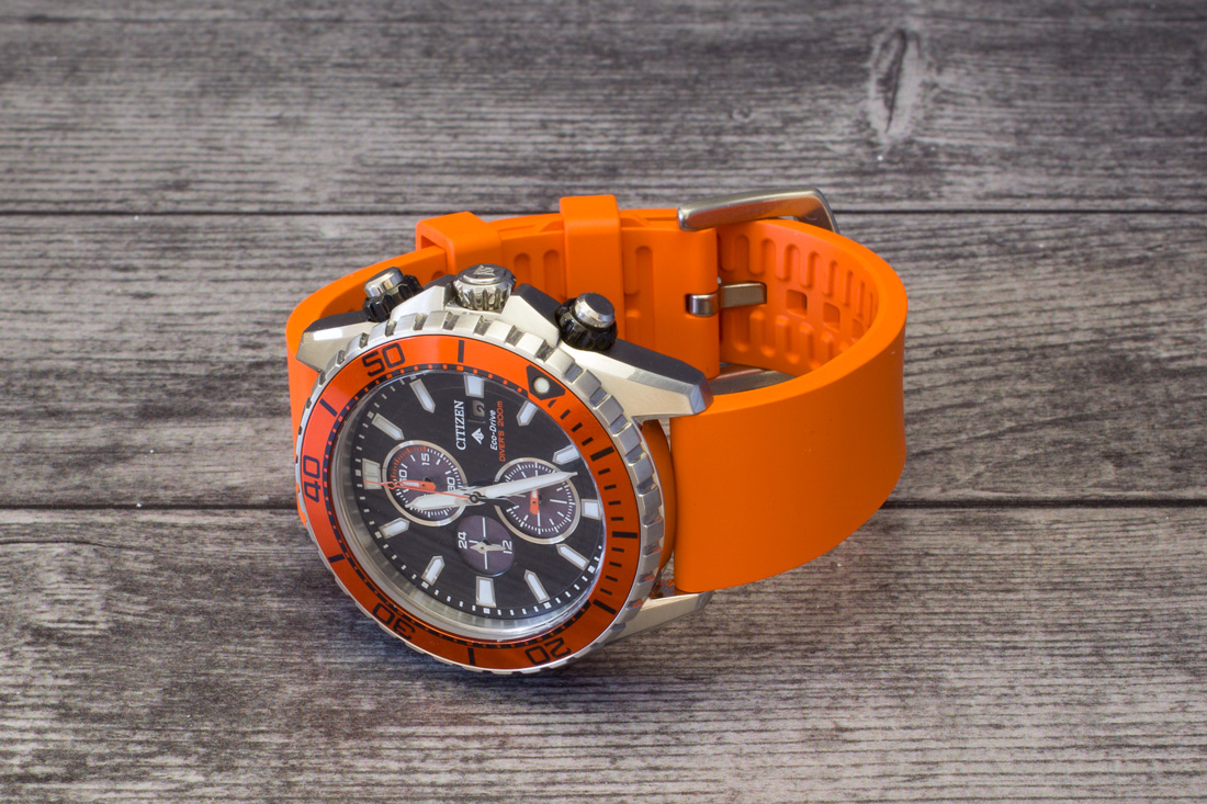 Каучуковый ремешок для часов RUST Type II оранжевый